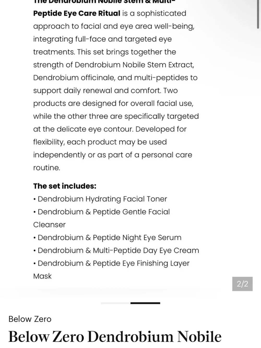 EZ Dendrobium Eye Cream Set — Green & Gold Renewal Trio